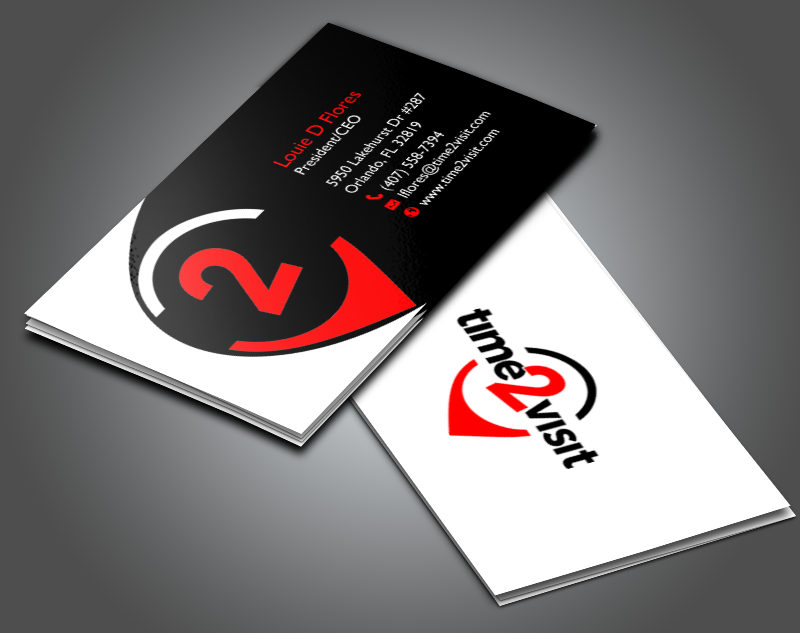 Design de Carte de Visite par chandrayaan.creative pour Time 2 Visit | Design #12562292