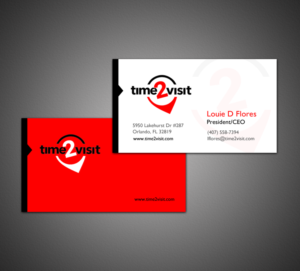 Business Card Design by chandrayaan.creative for Time 2 Visit | Design: #12562293