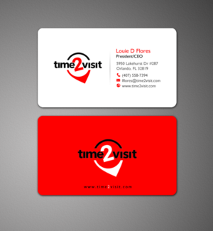 Business Card Design by chandrayaan.creative for Time 2 Visit | Design: #12562297