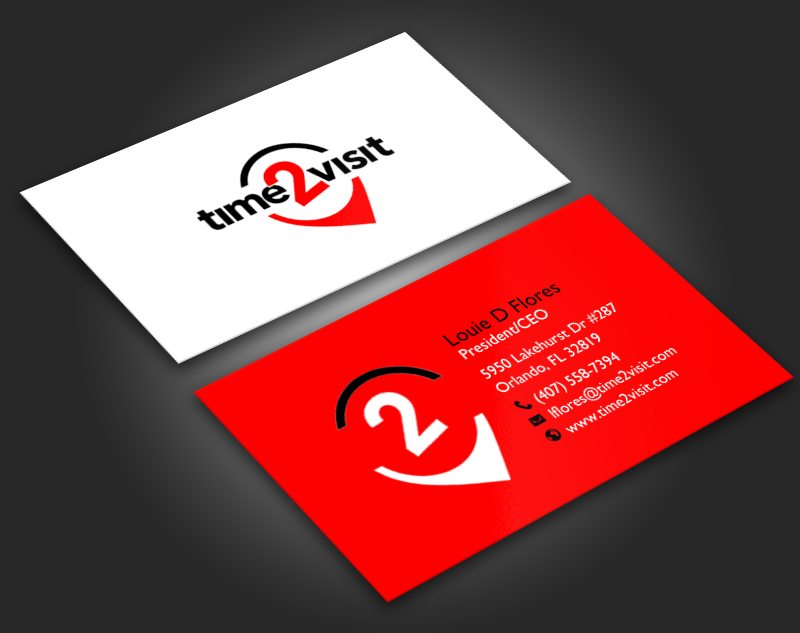 Business Card Design by chandrayaan.creative for Time 2 Visit | Design #12562298