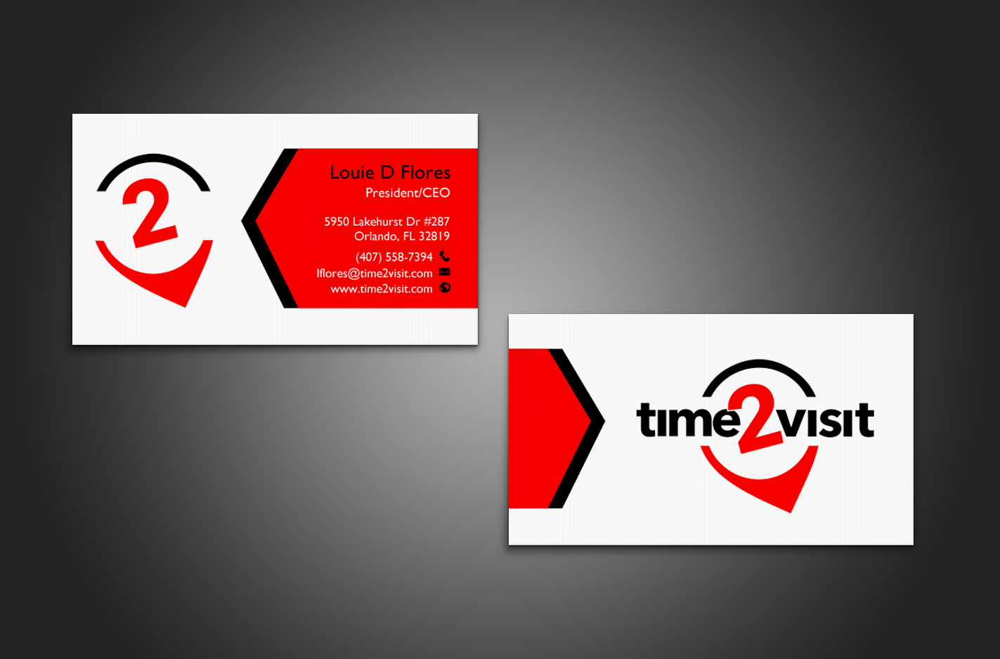 Business Card Design by chandrayaan.creative for Time 2 Visit | Design #12566136