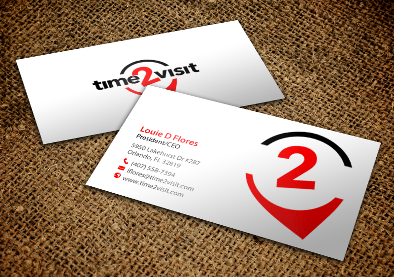 Business Card Design by chandrayaan.creative for Time 2 Visit | Design #12566141