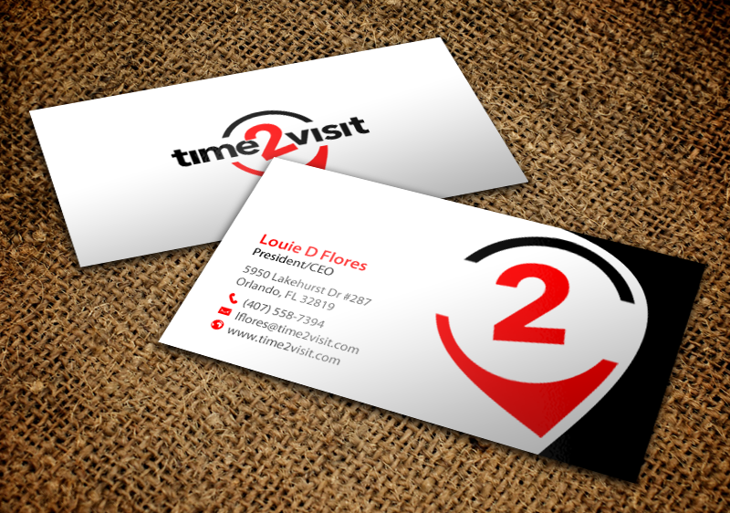 Business Card Design by chandrayaan.creative for Time 2 Visit | Design #12566142