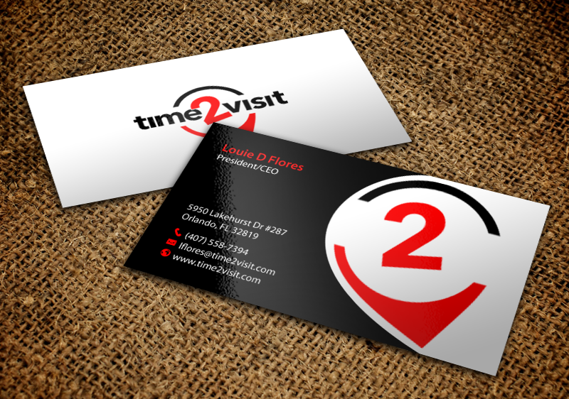 Business Card Design by chandrayaan.creative for Time 2 Visit | Design #12566143