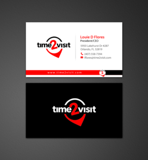 Business Card Design by chandrayaan.creative for Time 2 Visit | Design: #12566153