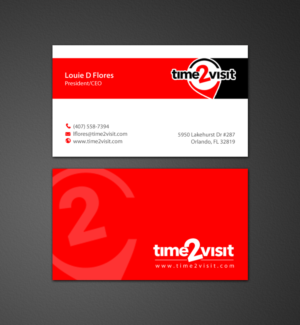 Business Card Design by chandrayaan.creative for Time 2 Visit | Design: #12566155