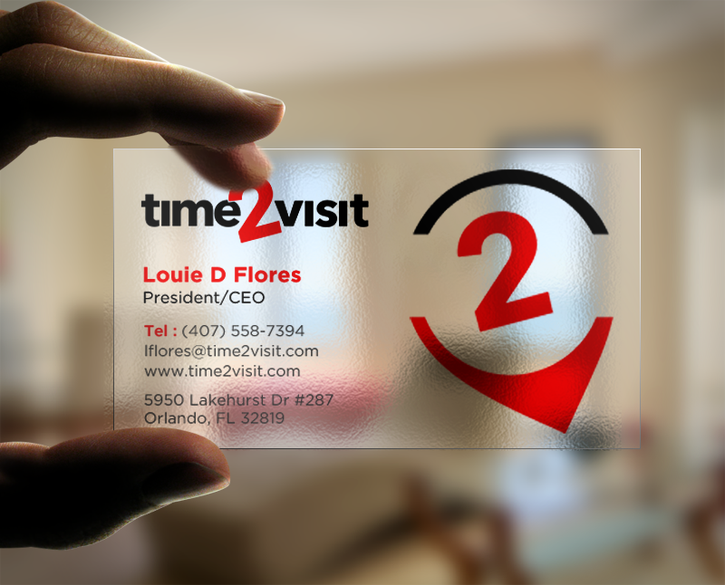 Visitenkarten-Design von chandrayaan.creative für Time 2 Visit | Design #12568316