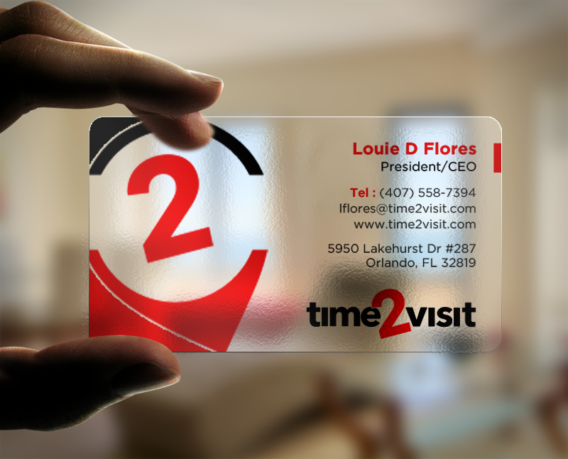 Visitenkarten-Design von chandrayaan.creative für Time 2 Visit | Design #12568318