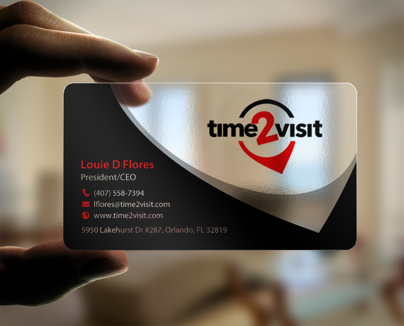 Business Card Design by chandrayaan.creative for Time 2 Visit | Design #12587063