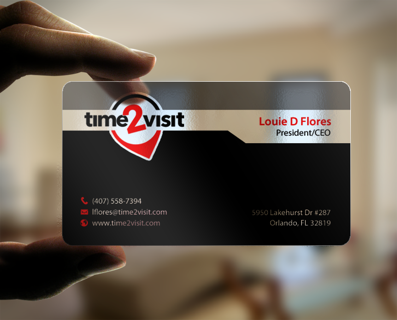 Business Card Design by chandrayaan.creative for Time 2 Visit | Design #12587066
