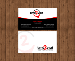 Business Card Design by chandrayaan.creative for Time 2 Visit | Design: #12587071