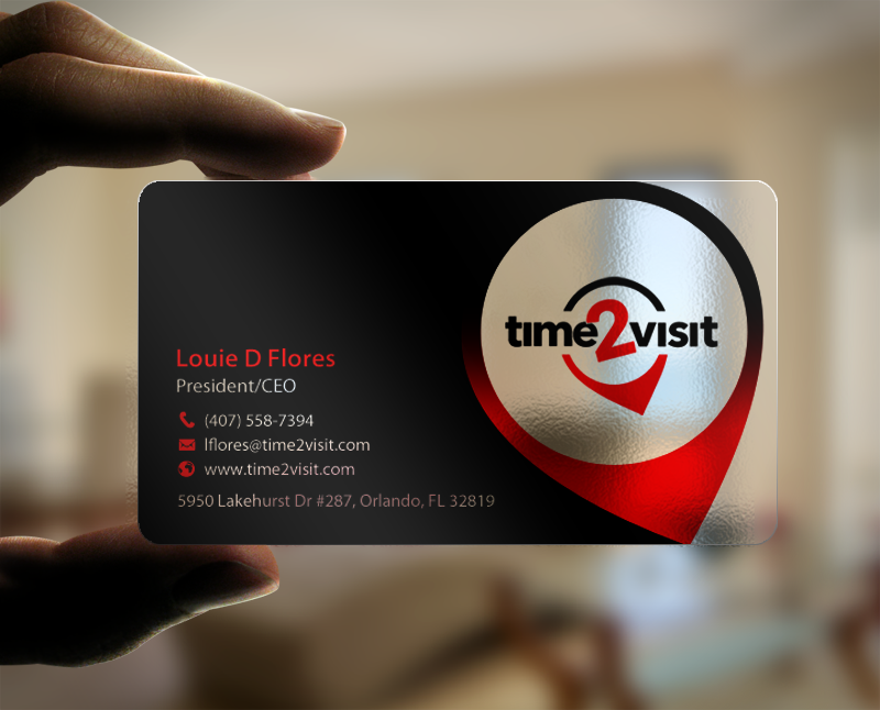 Business Card Design by chandrayaan.creative for Time 2 Visit | Design #12587072