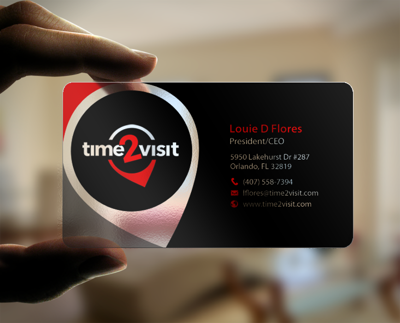 Visitenkarten-Design von chandrayaan.creative für Time 2 Visit | Design #12587074