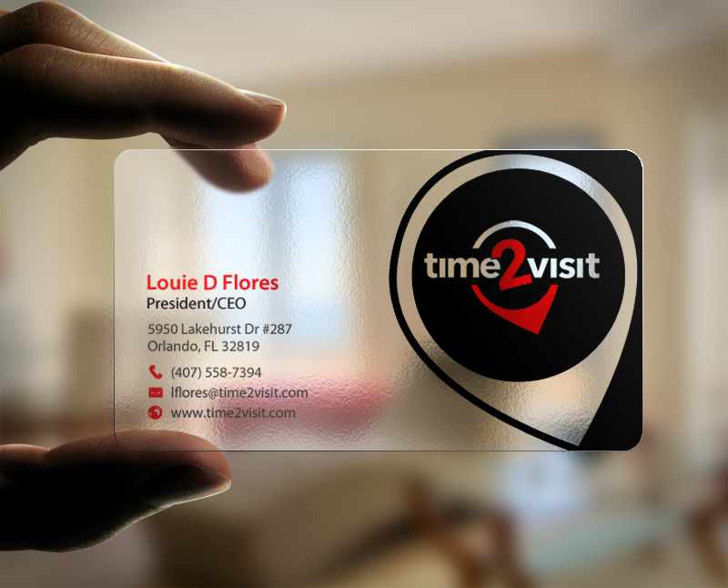 Business Card Design by chandrayaan.creative for Time 2 Visit | Design #12587075