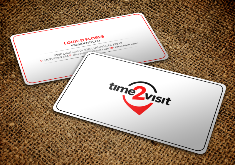 Business Card Design by chandrayaan.creative for Time 2 Visit | Design #12587076