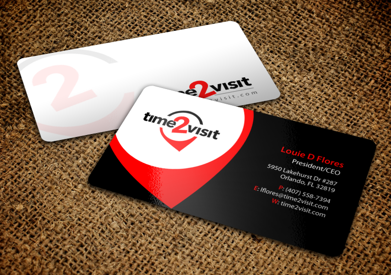 Visitenkarten-Design von chandrayaan.creative für Time 2 Visit | Design #12587080