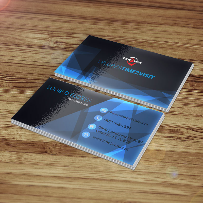 Visitenkarten-Design von Softit Limited für Time 2 Visit | Design #12565685