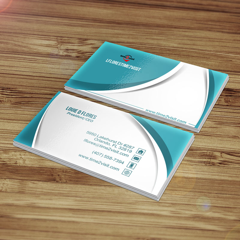 Business Card Design by Softit Limited for Time 2 Visit | Design #12573948