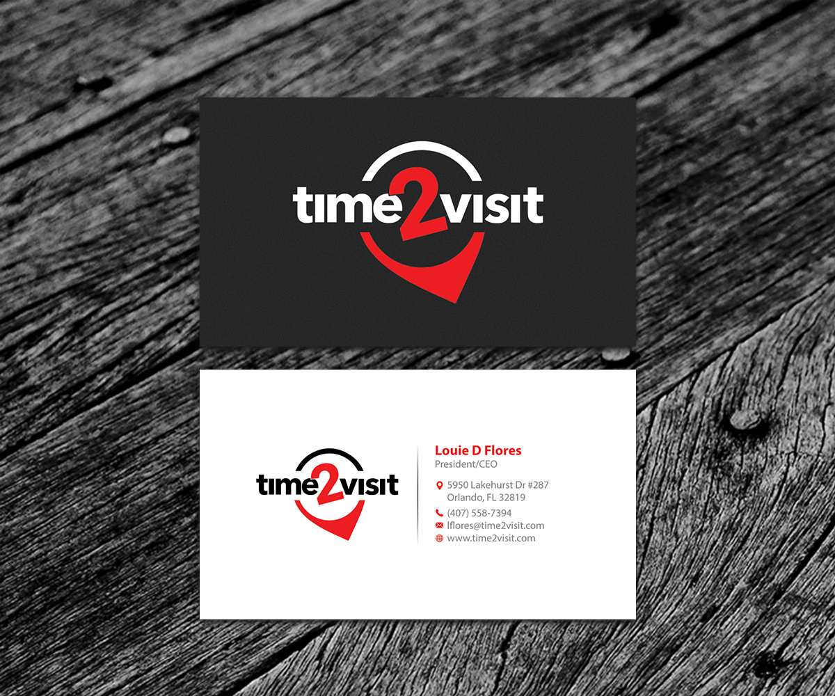 Business Card Design by SS_Designs for Time 2 Visit | Design #12561664