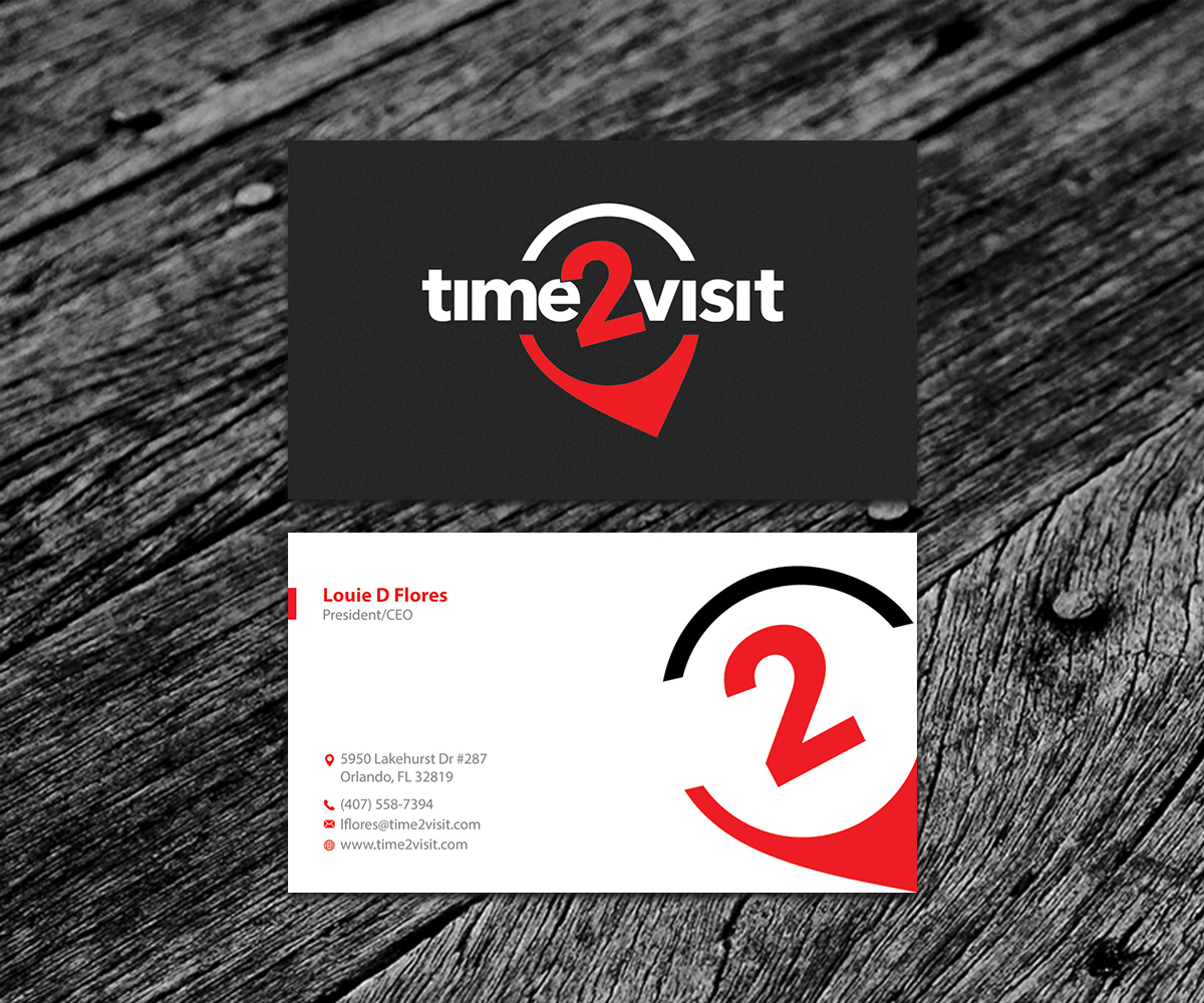 Business Card Design by SS_Designs for Time 2 Visit | Design #12561666