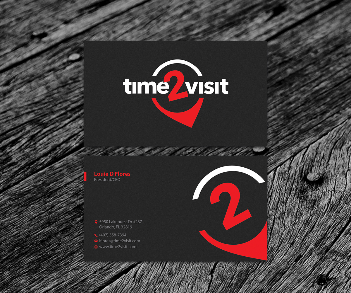 Business Card Design by SS_Designs for Time 2 Visit | Design #12561669