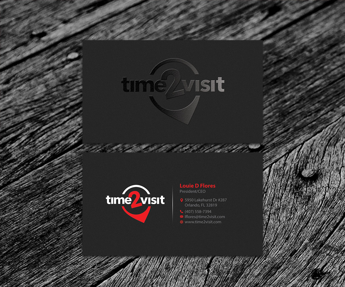 Business Card Design by SS_Designs for Time 2 Visit | Design #12561696
