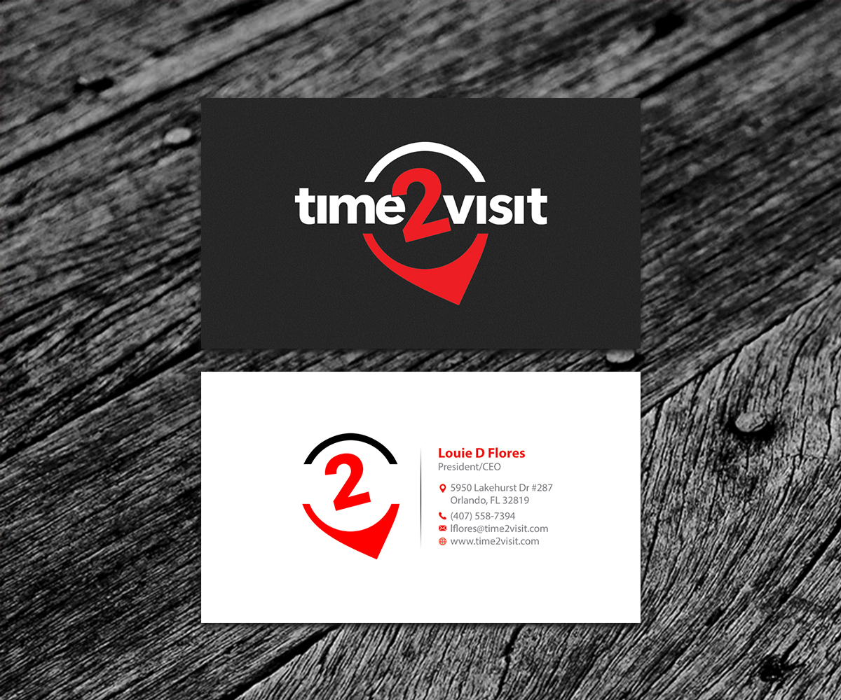 Business Card Design by SS_Designs for Time 2 Visit | Design #12561698