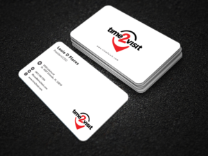 Business Card Design by Graphic Flame for Time 2 Visit | Design: #12676543