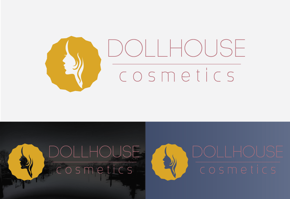Logo Design by Kashif Latif for Dollhouse Cosmetics | Design #12578388