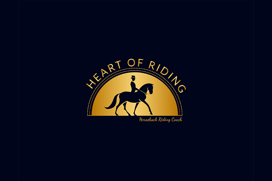 Diseño de Logo por Prem_Kumar112 para The Heart of Riding, LLC | Diseño #12754907