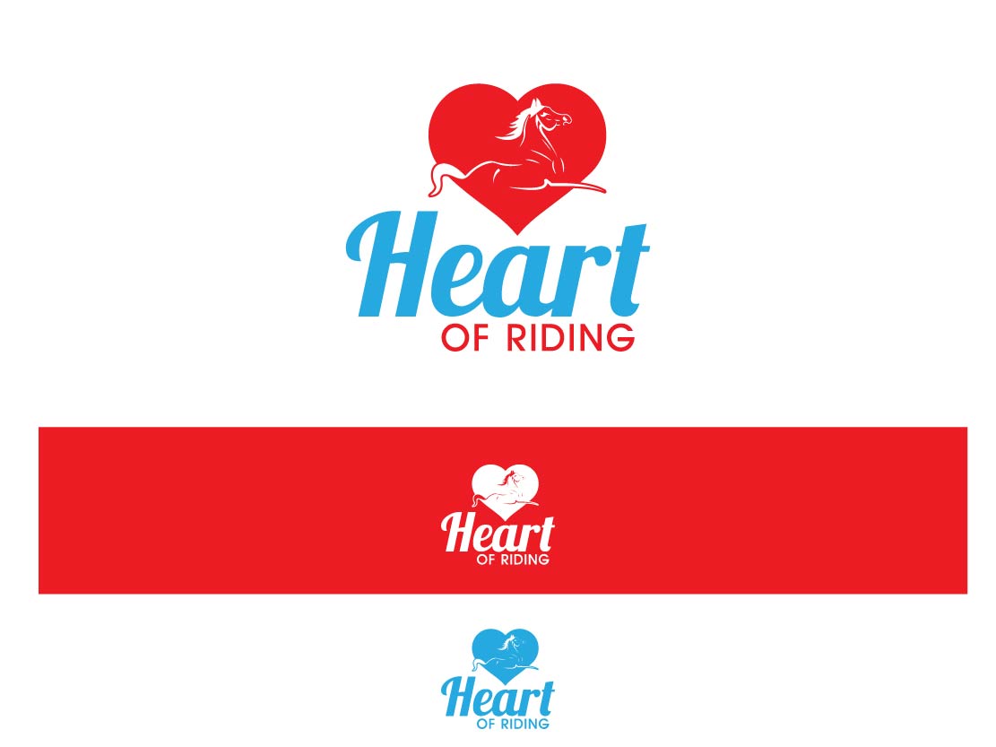Logo Design by abstraxt for The Heart of Riding, LLC | Design #12612210