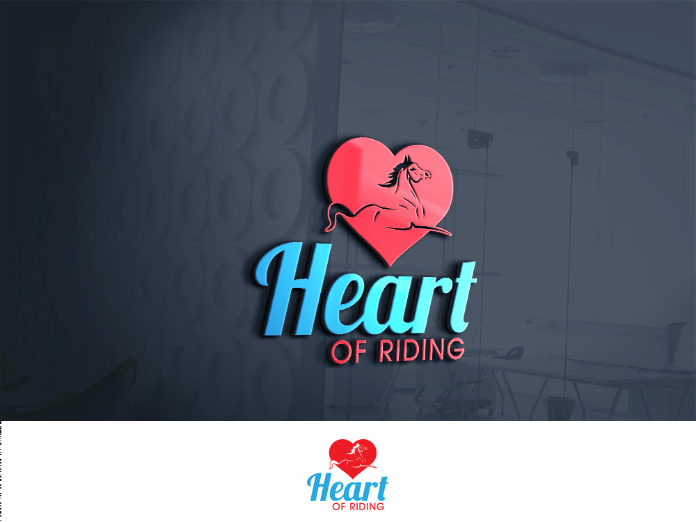Diseño de Logo por abstraxt para The Heart of Riding, LLC | Diseño #12612212