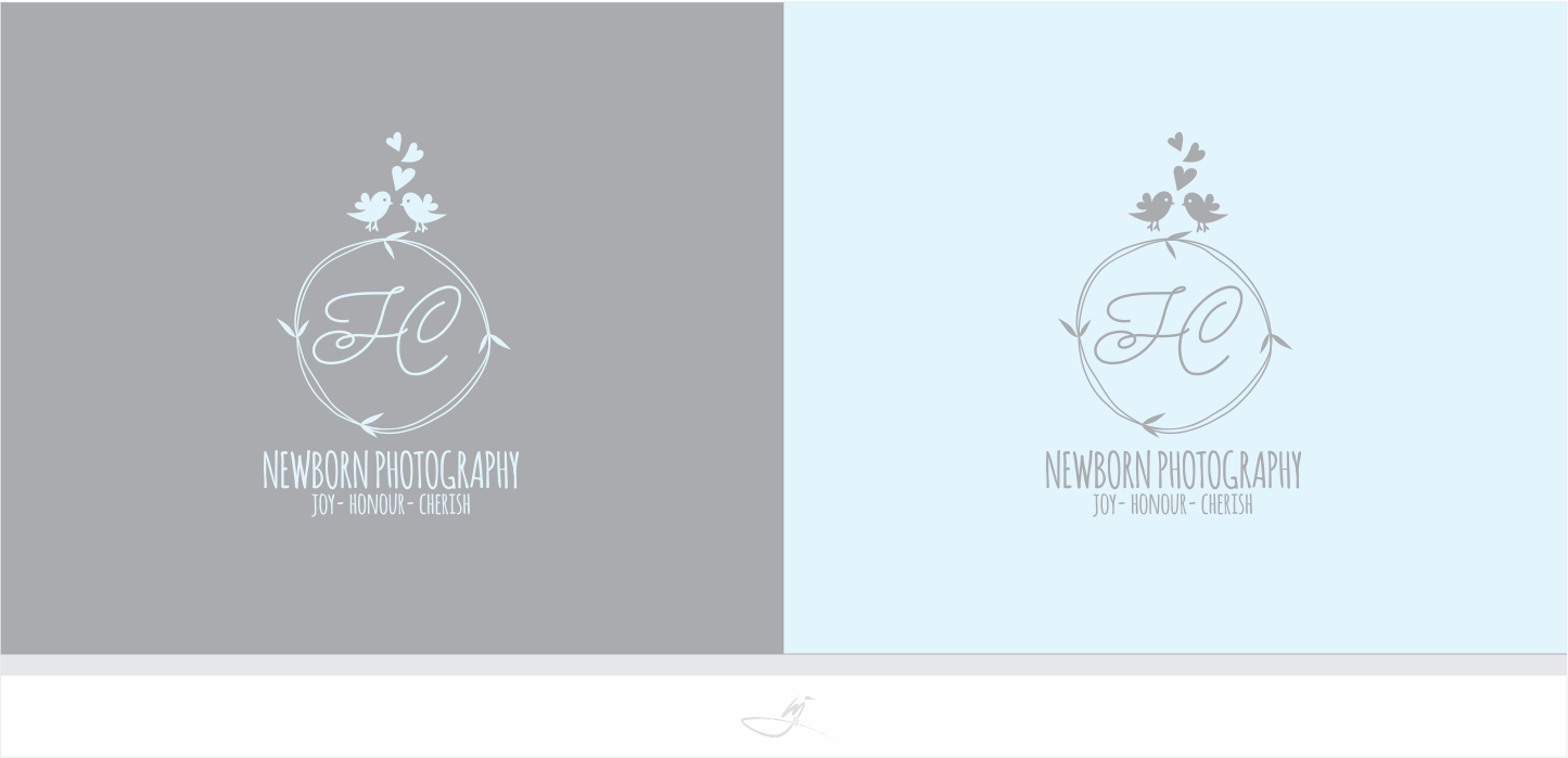 Diseño de Logo por Mimi &amp; Max para JHC Newborn Photography | Diseño #12616864