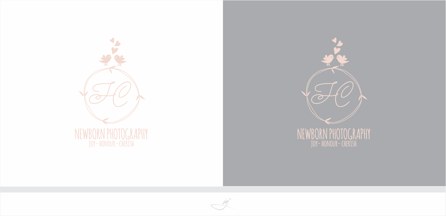 Logo Design by Mimi &amp; Max for JHC Newborn Photography | Design #12616882
