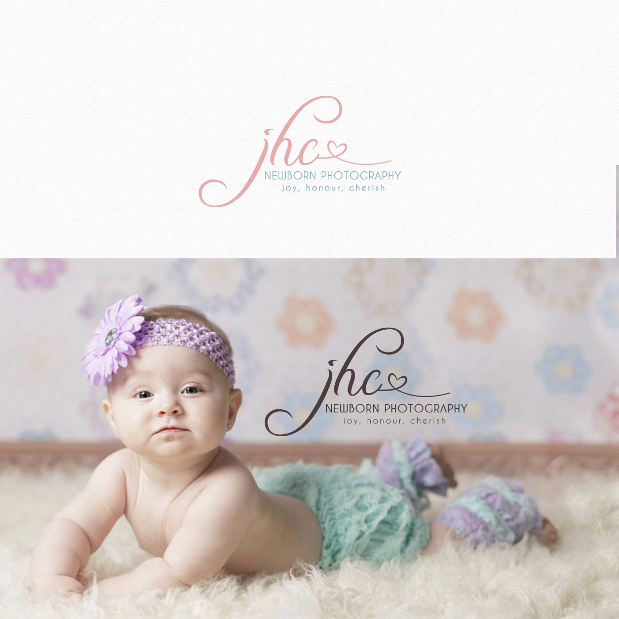 Logo Design by Shagufta Shafiq for JHC Newborn Photography | Design #12622401