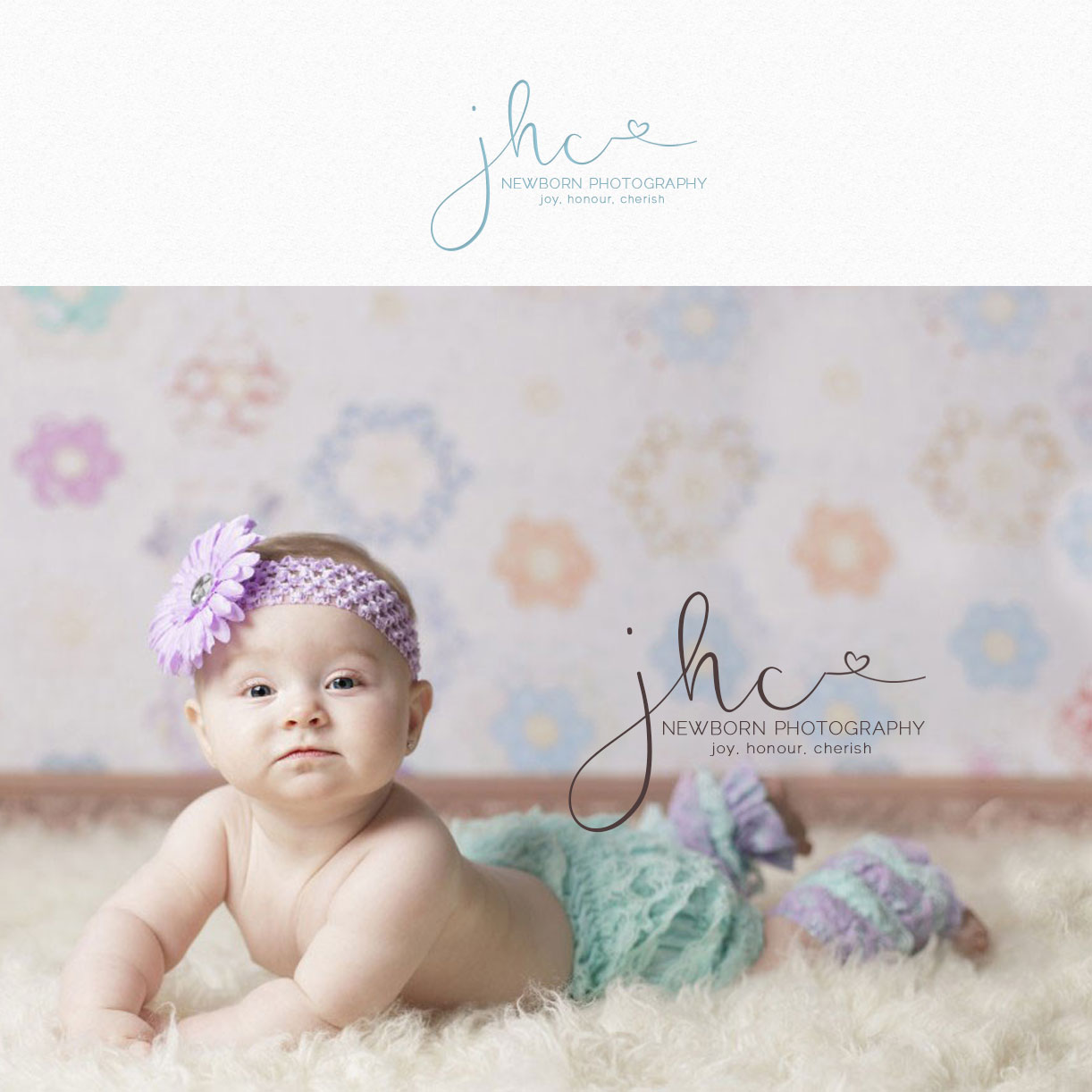 Logo Design by Shagufta Shafiq for JHC Newborn Photography | Design #12622403