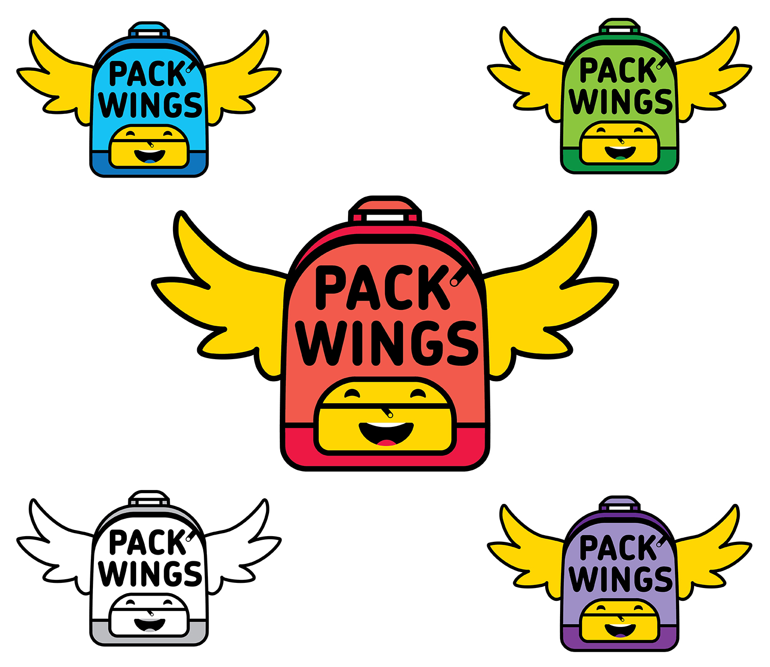 Logo Design by RoundYellow for Packwings | Design #12581992