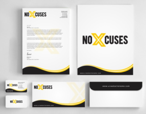 Stationery Design by AwsomeD for NoXcuses Group | Design: #12641127