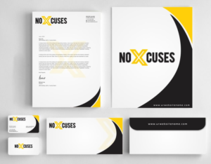 Stationery Design by AwsomeD for NoXcuses Group | Design: #12641128