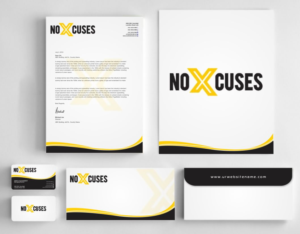 Stationery Design by AwsomeD for NoXcuses Group | Design: #12641130