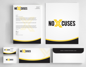 Stationery Design by AwsomeD for NoXcuses Group | Design: #12641133