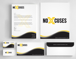 Stationery Design by AwsomeD for NoXcuses Group | Design: #12641134