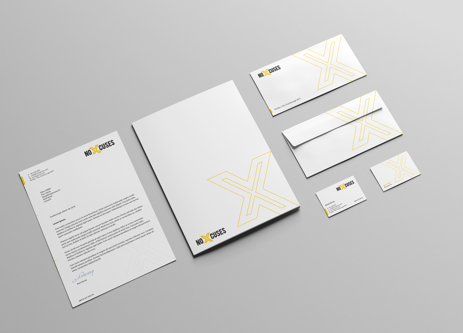 Schreibwaren-Design von HYPdesign für NoXcuses Group | Design #12611936