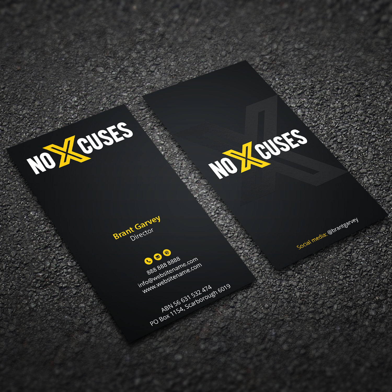 Stationery Design by Right_D for NoXcuses Group | Design #12689544