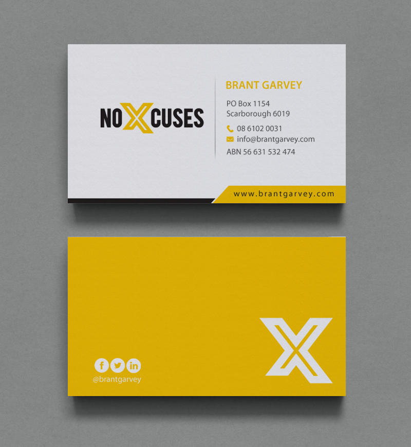 Stationery Design by chandrayaan.creative for NoXcuses Group | Design #12599212