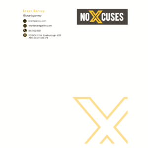 Diseño de Papelería por Geeca para NoXcuses Group | Diseño #12653504