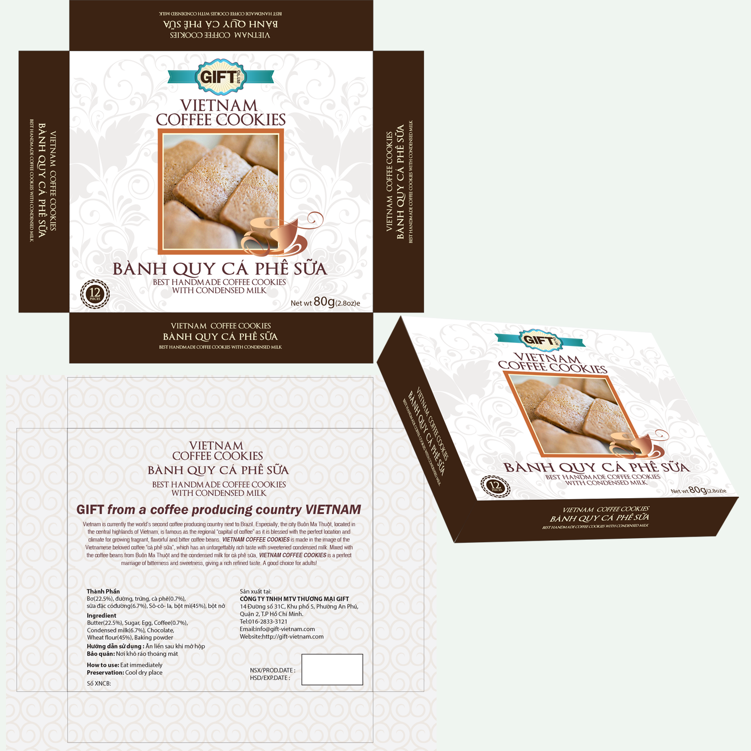 Verpackungs-Design von Soula Vetter für GIFT.Co.Ltd | Design #12594324