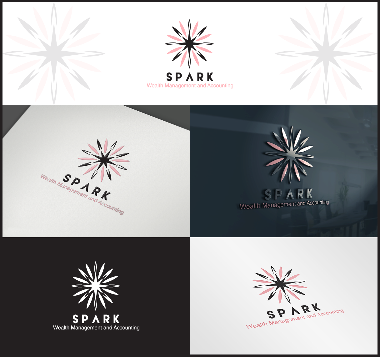 Logo Design by AFD for Spark wealth management and accounting  | Design #12617098