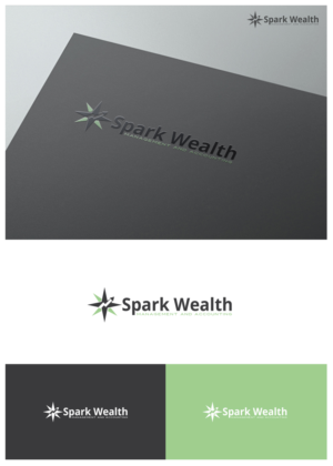 Logo Design by goranvisnjic82 for Spark wealth management and accounting  | Design #12572100