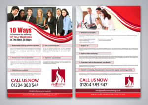 Brochure Design by debdesign for Red Flame Marketing | Design: #12631581